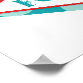 Arrow-teken voor Drink van levensmiddelen Carnival Poster (Hoek)