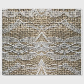 Arrow Town Burlap Cadeaupapier (Vlak)