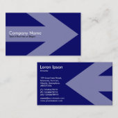 Arrow v2 - Navy Blue 00066 Visitekaartje (Voorkant / Achterkant)