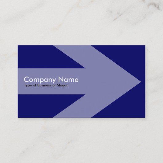 Arrow v2 - Navy Blue 00066 Visitekaartje (Voorkant)