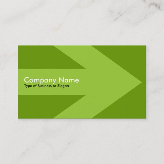 Arrow v3 (Martian Green) - Green 669900 Visitekaartje (Voorkant)