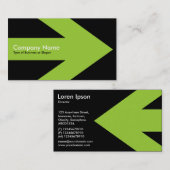 Arrow v3 (Martian Green) - zwart Visitekaartje (Voorkant / Achterkant)