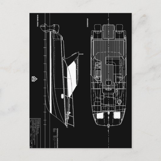 ArrowCat 30 Algemene lijntekening Briefkaart (Voorkant)