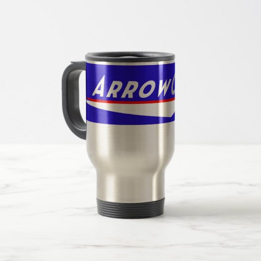 ArrowCat Logo Reiskoffiebeker Mok (Voorkant links)