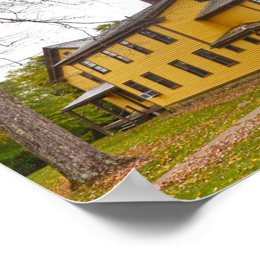 Arrowhead, Herman Melville's House, Pittsfield, MA Poster (Hoek)