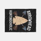Arrowhead Hunter Shirt Funny Arrowhead Huntingohol Fleece Deken (Voorkant (Horizontaal))