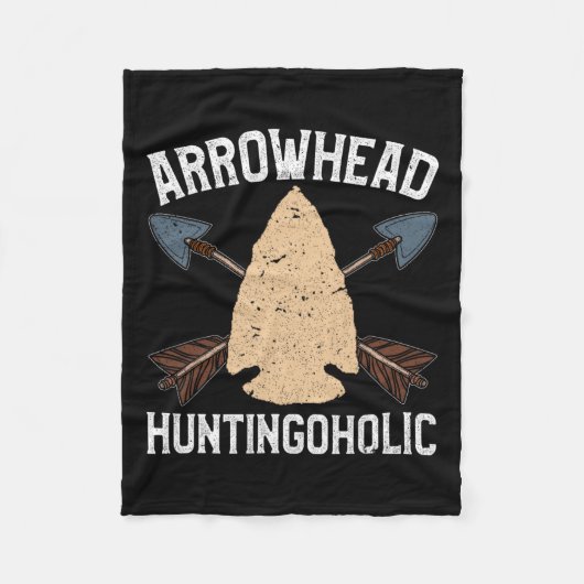 Arrowhead Hunter Shirt Funny Arrowhead Huntingohol Fleece Deken (Voorkant)