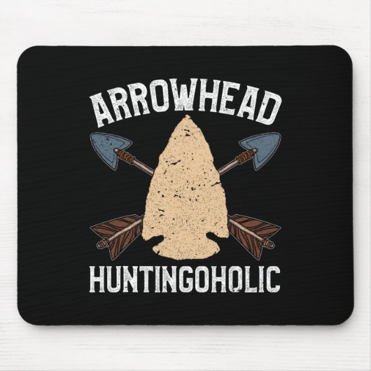 Arrowhead Hunter Shirt Funny Arrowhead Huntingohol Muismat (Voorkant)