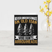 Arrowhead Hunter Shirt Oude Man Opa Arrowhead H Kaart (Gele Bloem)