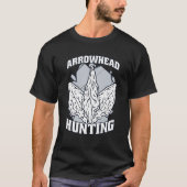 Arrowhead Hunting Flint Artifact Rocks Arrowhead C T-shirt (Voorkant)
