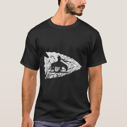 Arrowhead Hunting Native American Relic Hunter Arr T-shirt (Voorkant)