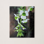 Arrowhead Witte Bloem Natuur Kunst Legpuzzel (Verticaal)