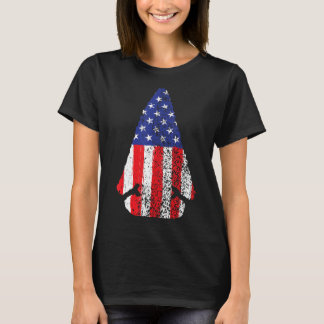 Arrowiad American Flag Flint Collector Arrow Head T-shirt