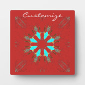 Arrowiad Feathers Pow-wow Pattern Thunder_Cove Fotoplaat (Voorkant)