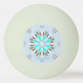 Arrowiad Feathers Pow-wow Pattern Thunder_Cove Pingpongbal (Voorkant)