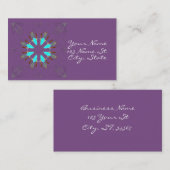 Arrowiad Feathers Pow-wow Pattern Thunder_Cove Visitekaartje (Voorkant / Achterkant)