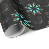Arrowiad Feathers Pow-wow Thunder_Cove Cadeaupapier (Rol Hoek)