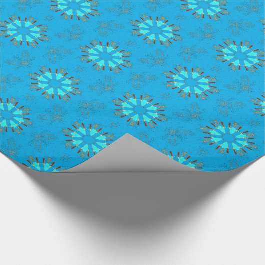 Arrowiad Feathers Pow-wow Thunder_Cove Cadeaupapier (Hoek)