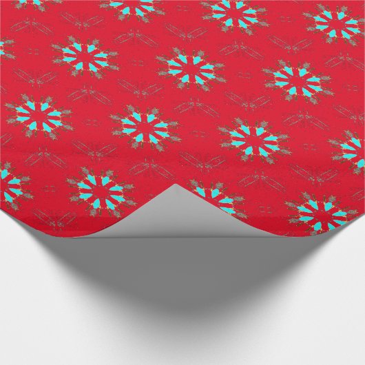 Arrowiad Feathers Pow-wow Thunder_Cove Cadeaupapier (Hoek)