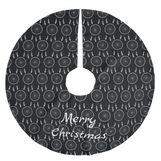 Arrowiad Feathers Pow-wow Thunder_Cove Kerstboom Rok (Voorkant)