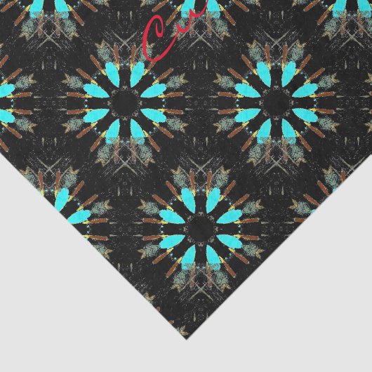 Arrowiad Feathers Pow-wow Thunder_Cove Tissuepapier (Detail)