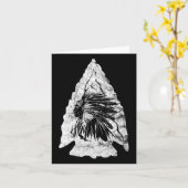 Arrowiad Hunter Indiaas Chief Relic Hunting Native Kaart (Gele Bloem)