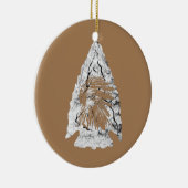 Arrowiad Hunter Indian Chief Relic Hunting Keramisch Ornament (Rechts)