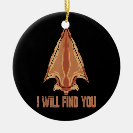 Arrowiad Hunting Arrowiad Collector Keramisch Ornament (Voorkant)