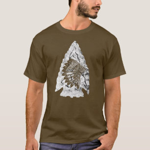 Arrowiad Hunting Native American Feather T-shirt