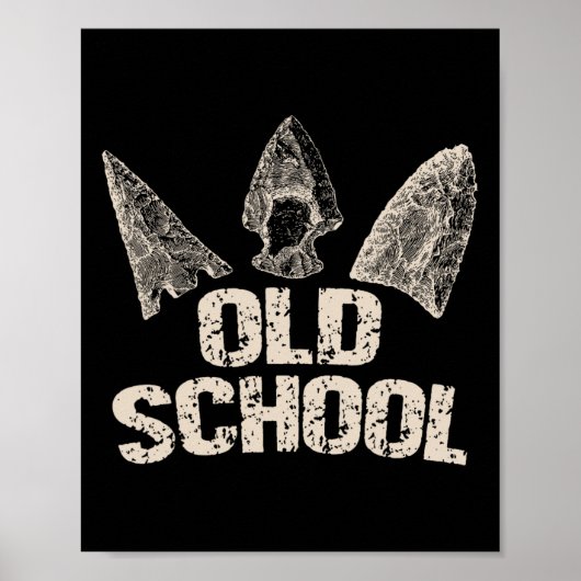 Arrowiad Hunting Old School Archery Arrow Poster (Voorkant)