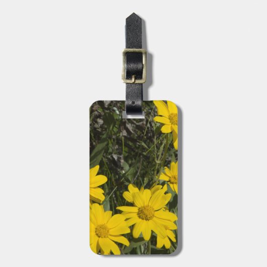 Arrowleaf Balsamroot Easy ID Personal Bagagelabel (Voorkant verticaal)