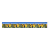 Arrowleaf Balsamroot Wildflower Ribbon Grosgrain Lint (Voorkant)