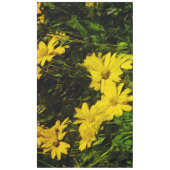 Arrowleaf Balsamroot Yellow Wildflower Abstract Tafelkleed (Voorkant)