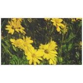 Arrowleaf Balsamroot Yellow Wildflower Abstract Tafelkleed (Voorkant (Horizontaal))