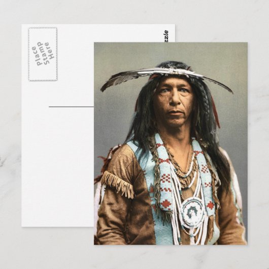 Arrowmaker An Ojibwa Brave1903  Indiaan Briefkaart (Voorkant / Achterkant)
