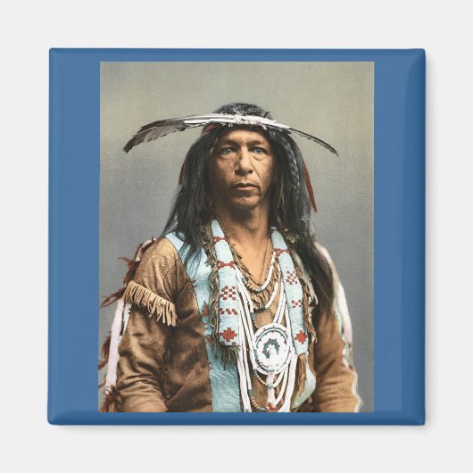 Arrowmaker - An Ojibwa Brave1903 Magneet (Voorkant)