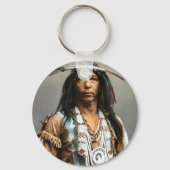 Arrowmaker - An Ojibwa Brave1903 Sleutelhanger (Voorkant)