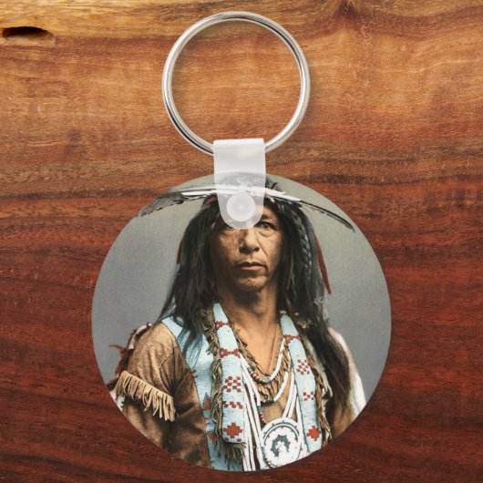 Arrowmaker - An Ojibwa Brave1903 Sleutelhanger (Voorkant)