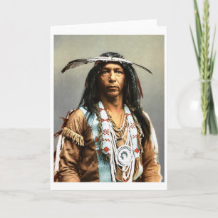 Arrowmaker, een moedige Ojibwa, 1903 Feestdagen Kaart