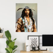 Arrowmaker, een Ojibwa dappere, 1903 Poster (Thuiskantoor)