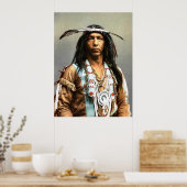 Arrowmaker, een Ojibwa dappere, 1903 Poster (Keuken)