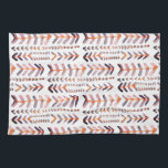 Arrowroot Geometrische Waterverf Patroon Roze Paar Theedoek<br><div class="desc">Decoreer uw huis met deze hand geschilderde geometrische handdoek met het pijlpatroon. Maakt een geweldig huishouden,  een verjaardag of een bruiloft cadeau! U kunt het aanpassen en tekst ook toevoegen. Bekijk mijn winkel voor veel meer kleuren en patronen!</div>