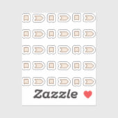 Arrows and flags sticker (Vel)