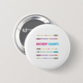 Arrows_Archery_Champs Ronde Button 5,7 Cm (Voorkant /achterkant)