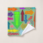 Arrows Bathroom Towel Set Bad Handdoek (Wasdoekje)