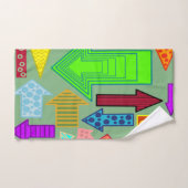 Arrows Bathroom Towel Set Bad Handdoek (Handdoek)