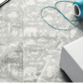 Arrows Deer Beren and Clouds Pattern Tissuepapier