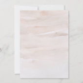 Arrows en Heart Rustic Waterverf Wedding Invite Kaart (Achterkant)