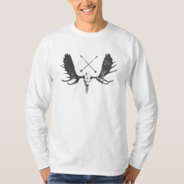 Arrows Hunting Moose Skull Antlers jager's sinaasa T-shirt