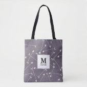 Arrows Pattern Monogram Canvas tas (Voorkant)